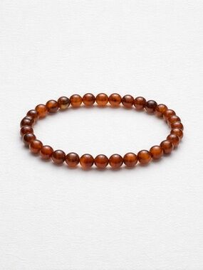 RAW AMBER 📌 Baltic Beaded Stretch Bracelet